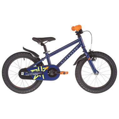 SERIOUS SUPERHERO 16" Kids Bike Blue 2021 0